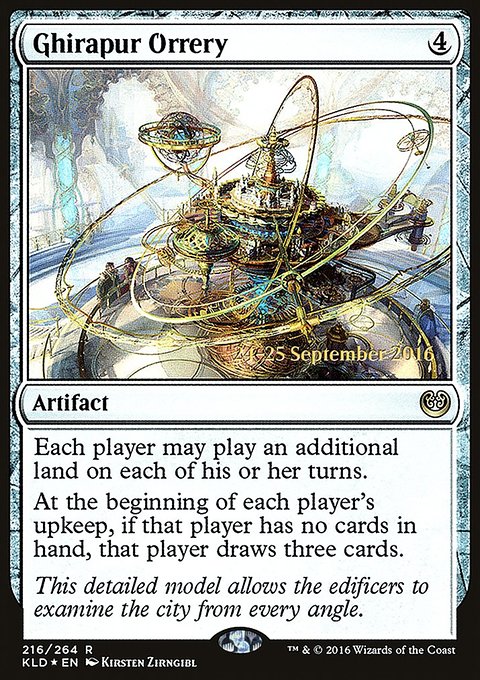 Ghirapur Orrery, Kaladesh Promos #216s, Magic: The Gathering card