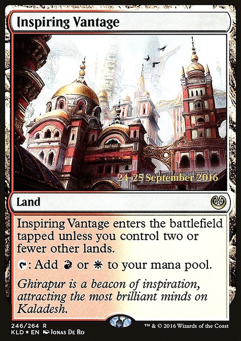 Inspiring Vantage, Kaladesh Promos #246s, Magic: The Gathering card