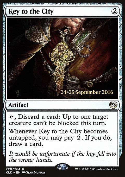 Key to the City, Kaladesh Promos #220s, Magic: The Gathering card