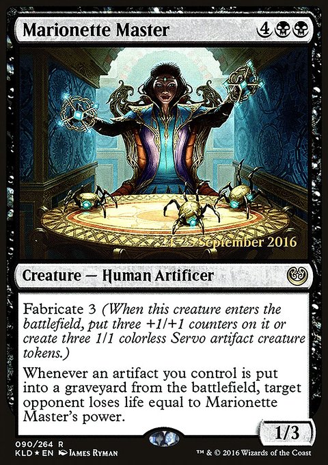 Marionette Master, Kaladesh Promos #90s, Magic: The Gathering card