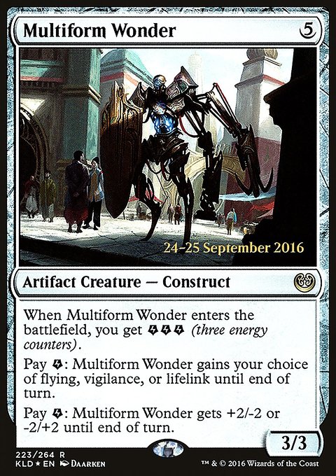 Multiform Wonder, Kaladesh Promos #223s, Magic: The Gathering card