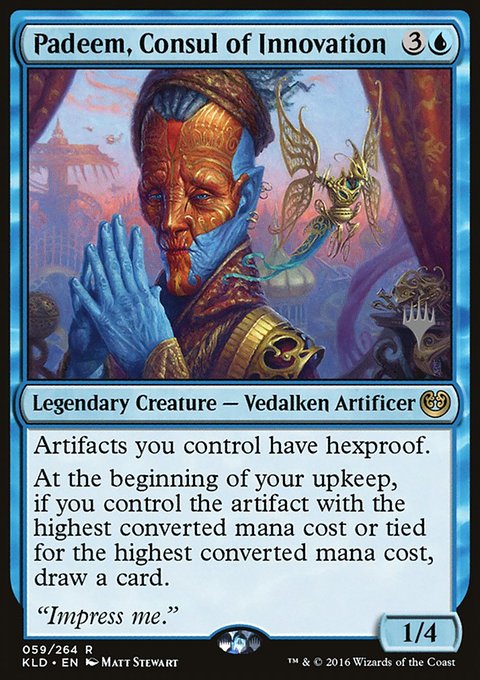 Padeem, Consul of Innovation, Kaladesh Promos #59p, Magic: The Gathering card