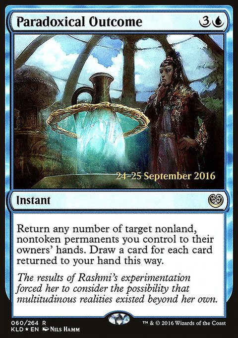 Paradoxical Outcome, Kaladesh Promos #60s, Magic: The Gathering card