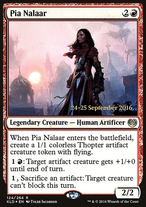 Pia Nalaar, Kaladesh Promos #124s, Magic: The Gathering card
