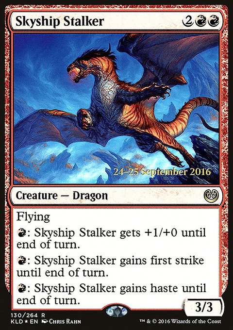 Skyship Stalker, Kaladesh Promos #130s, Magic: The Gathering card
