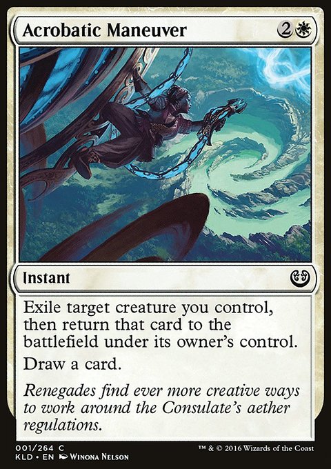 Acrobatic Maneuver, Kaladesh #1, Magic: The Gathering card