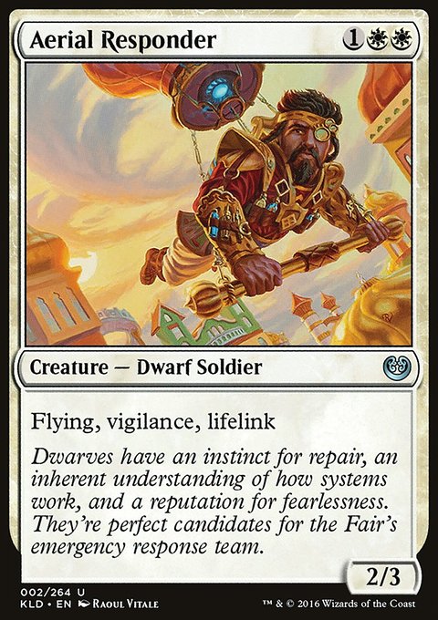 Aerial Responder, Kaladesh #2, Magic: The Gathering card