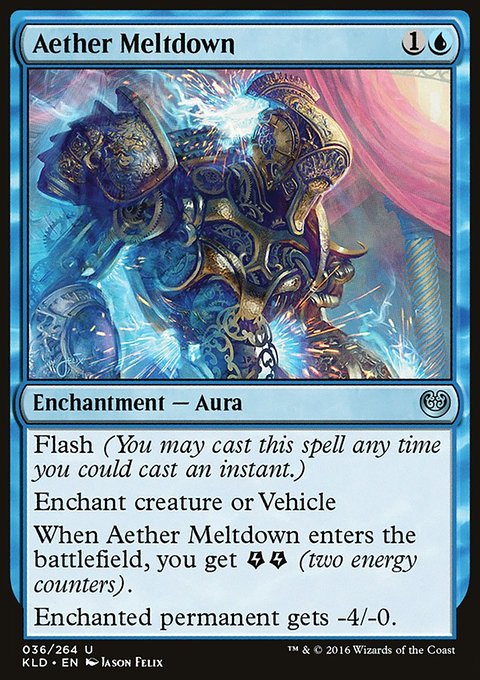 Aether Meltdown, Kaladesh #36, Magic: The Gathering card