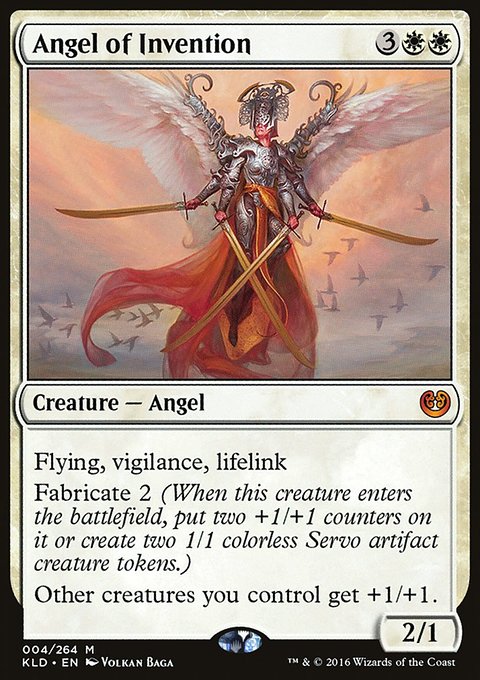 Angel of Invention, Kaladesh #4, Magic: The Gathering card