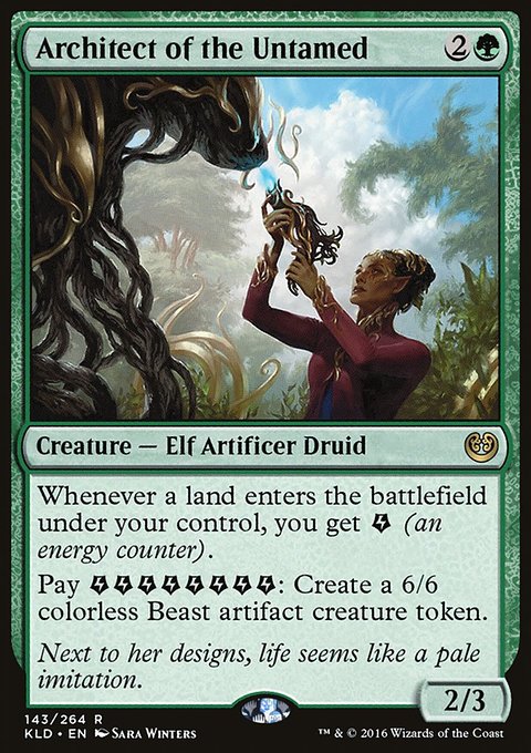 Architect of the Untamed, Kaladesh #143, Magic: The Gathering card