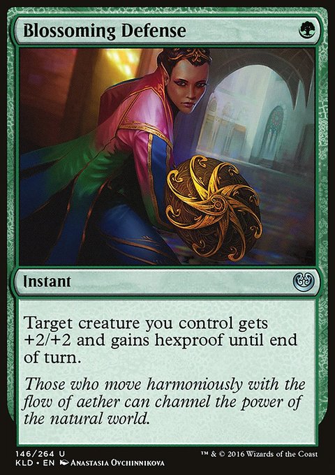 Blossoming Defense, Kaladesh #146, Magic: The Gathering card
