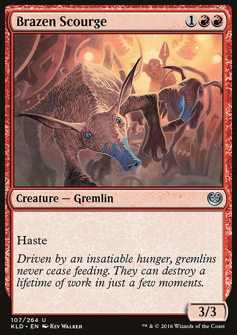 Brazen Scourge, Kaladesh #107, Magic: The Gathering card