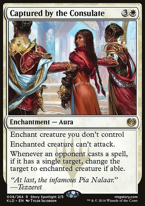 Captured by the Consulate, Kaladesh #8, Magic: The Gathering card