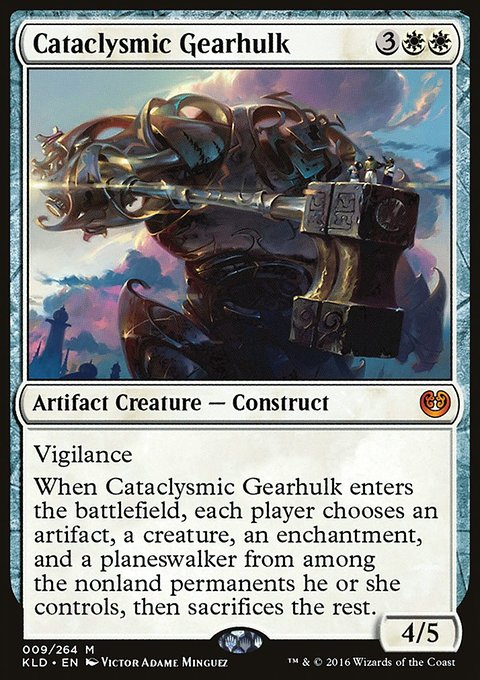 Cataclysmic Gearhulk, Kaladesh #9, Magic: The Gathering card