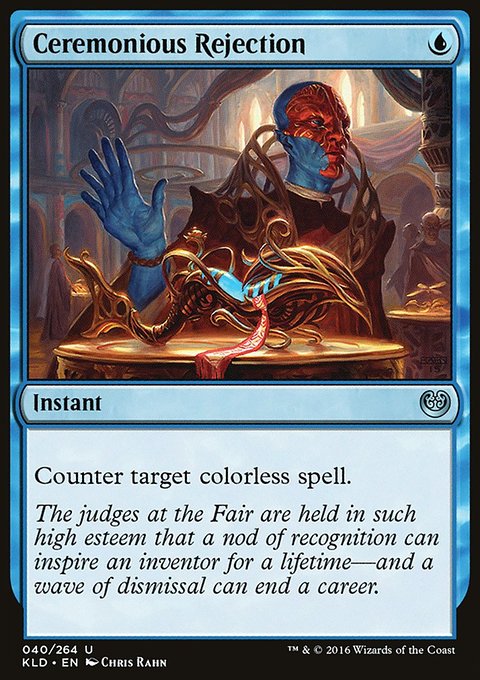 Ceremonious Rejection, Kaladesh #40, Magic: The Gathering card