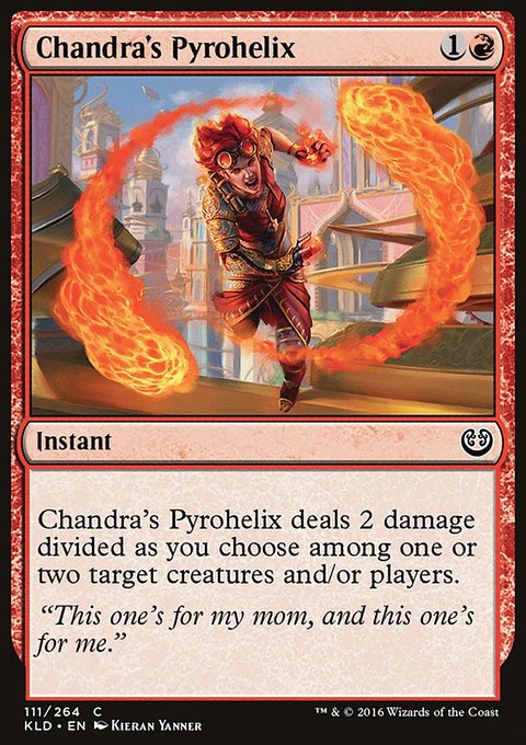 Chandra's Pyrohelix, Kaladesh #111, Magic: The Gathering card