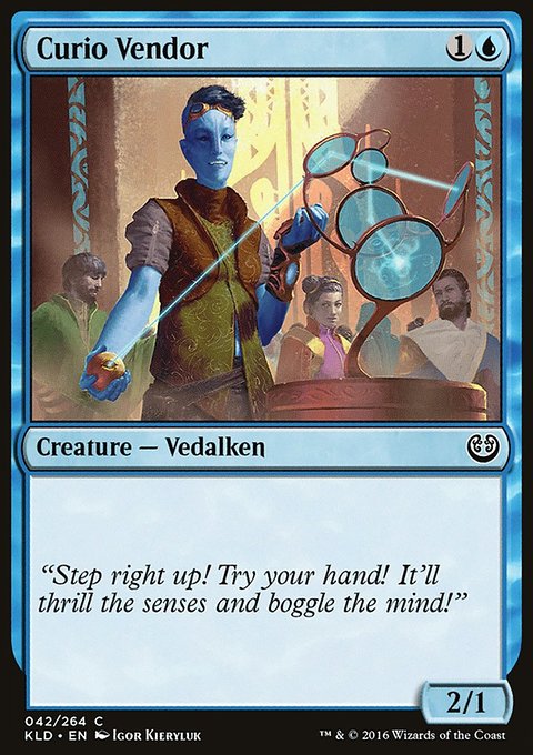 Curio Vendor, Kaladesh #42, Magic: The Gathering card