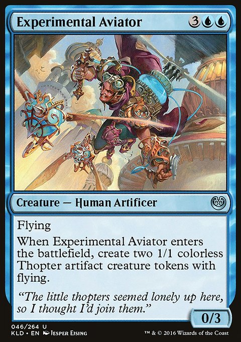 Experimental Aviator, Kaladesh #46, Magic: The Gathering card