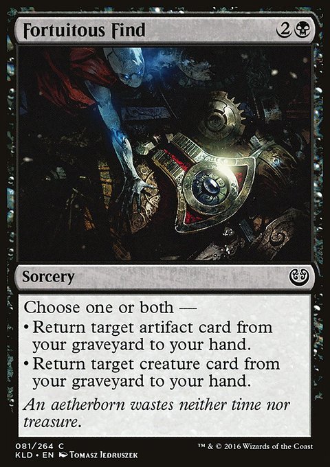 Fortuitous Find, Kaladesh #81, Magic: The Gathering card