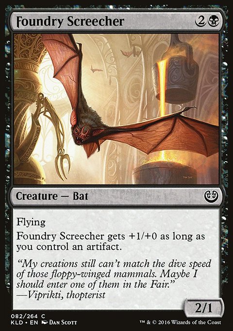 Foundry Screecher, Kaladesh #82, Magic: The Gathering card