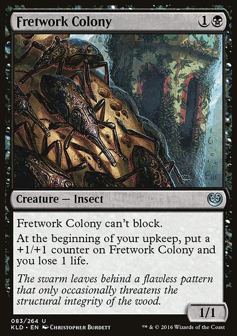 Fretwork Colony, Kaladesh #83, Magic: The Gathering card