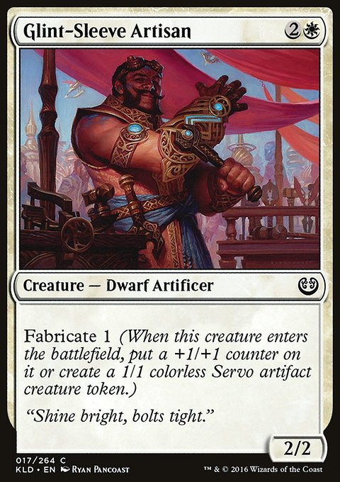 Glint-Sleeve Artisan, Kaladesh #17, Magic: The Gathering card