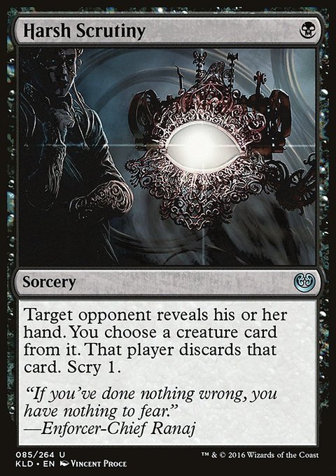 Harsh Scrutiny, Kaladesh #85, Magic: The Gathering card