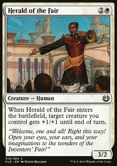 Herald of the Fair, Kaladesh #18, Magic: The Gathering card