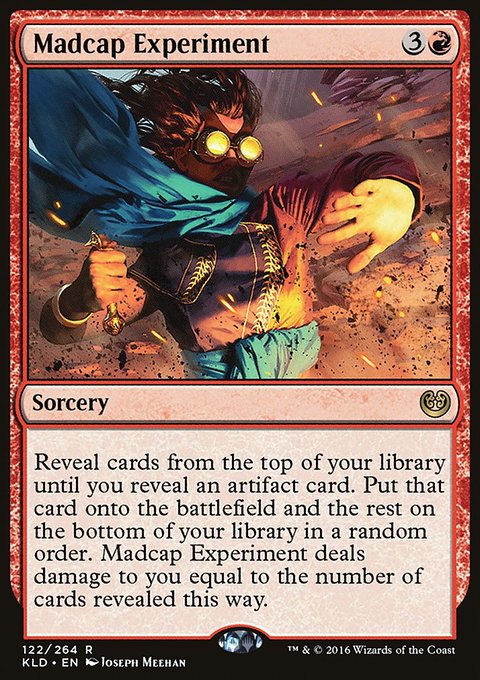 Madcap Experiment, Kaladesh #122, Magic: The Gathering card