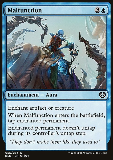 Malfunction, Kaladesh #55, Magic: The Gathering card