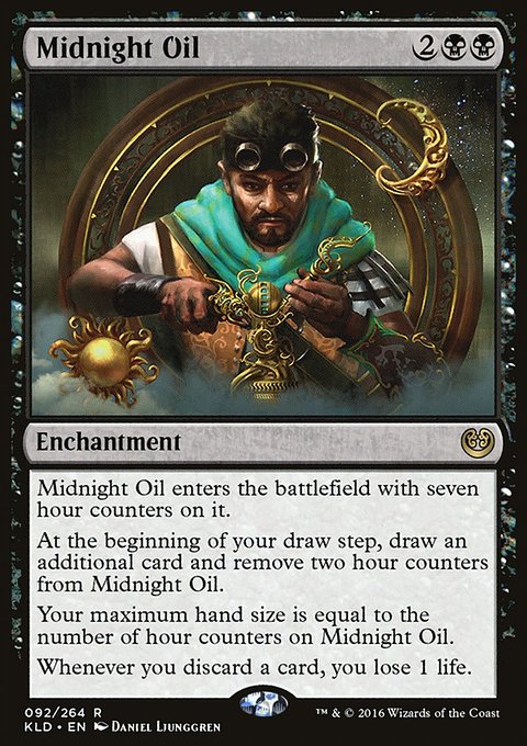 Midnight Oil, Kaladesh #92, Magic: The Gathering card
