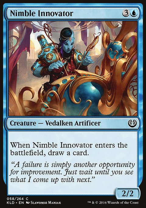 Nimble Innovator, Kaladesh #58, Magic: The Gathering card