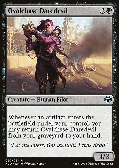 Ovalchase Daredevil, Kaladesh #97, Magic: The Gathering card