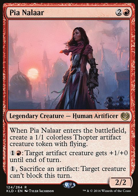 Pia Nalaar, Kaladesh #124, Magic: The Gathering card
