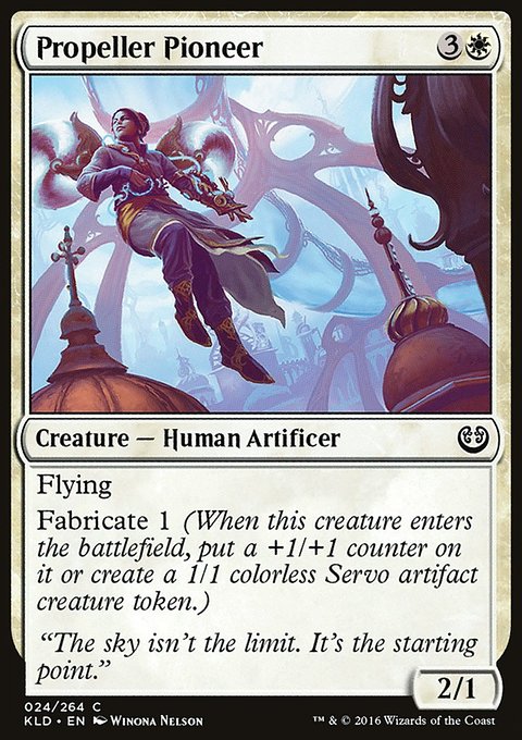 Propeller Pioneer, Kaladesh #24, Magic: The Gathering card