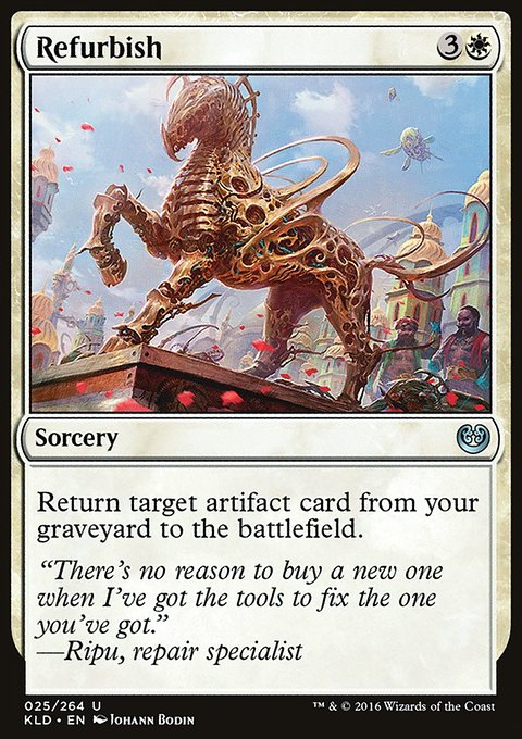 Refurbish, Kaladesh #25, Magic: The Gathering card