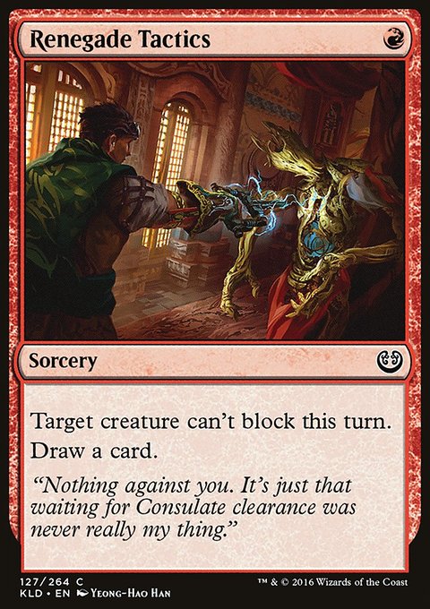 Renegade Tactics, Kaladesh #127, Magic: The Gathering card
