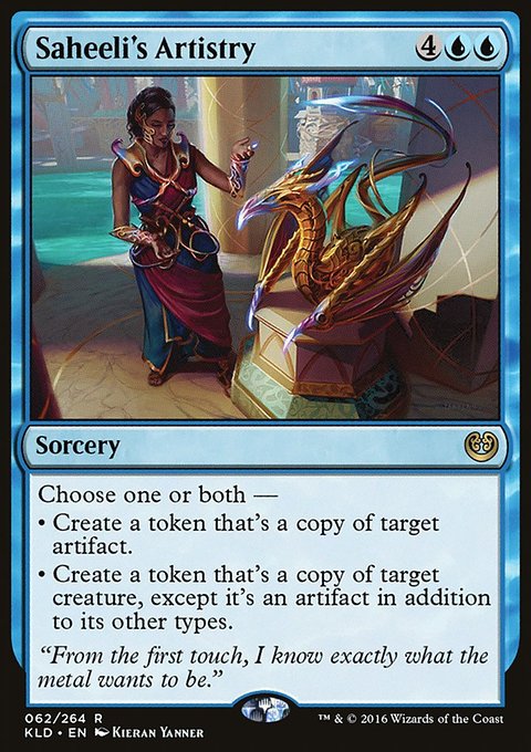 Saheeli's Artistry, Kaladesh #62, Magic: The Gathering card