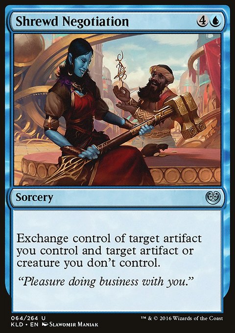 Shrewd Negotiation, Kaladesh #64, Magic: The Gathering card