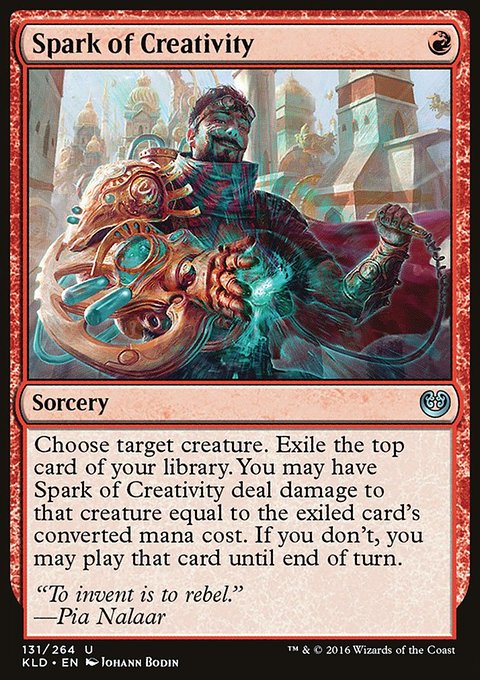 Spark of Creativity, Kaladesh #131, Magic: The Gathering card