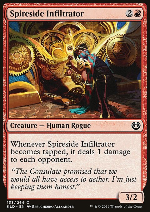 Spireside Infiltrator, Kaladesh #133, Magic: The Gathering card