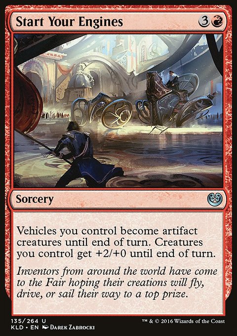 Start Your Engines, Kaladesh #135, Magic: The Gathering card