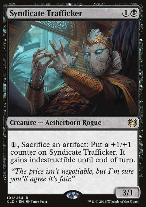 Syndicate Trafficker, Kaladesh #101, Magic: The Gathering card