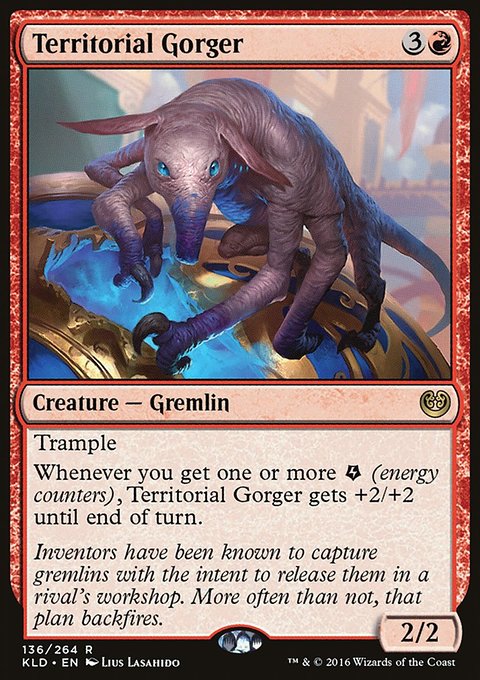 Territorial Gorger, Kaladesh #136, Magic: The Gathering card