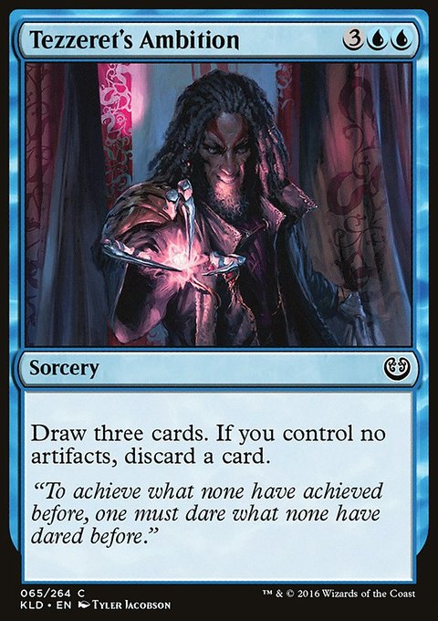 Tezzeret's Ambition, Kaladesh #65, Magic: The Gathering card