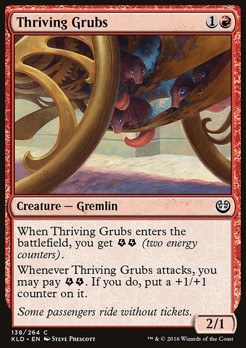 Thriving Grubs, Kaladesh #138, Magic: The Gathering card