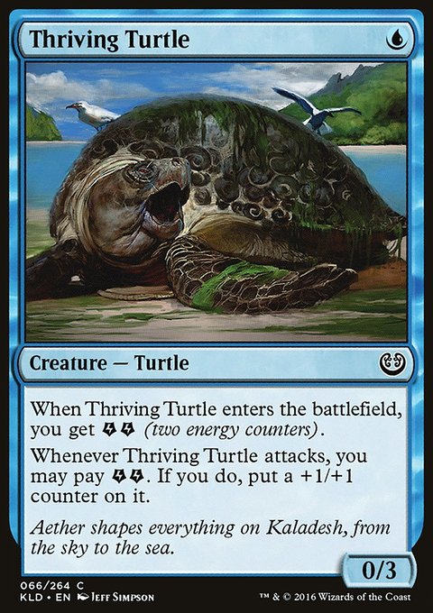 Thriving Turtle, Kaladesh #66, Magic: The Gathering card