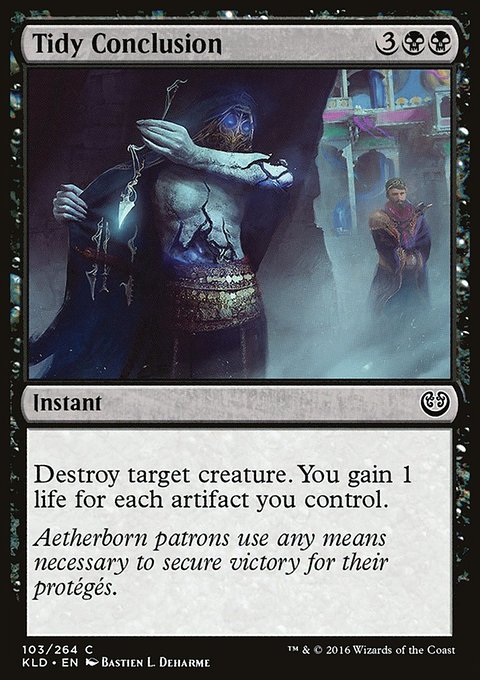 Tidy Conclusion, Kaladesh #103, Magic: The Gathering card