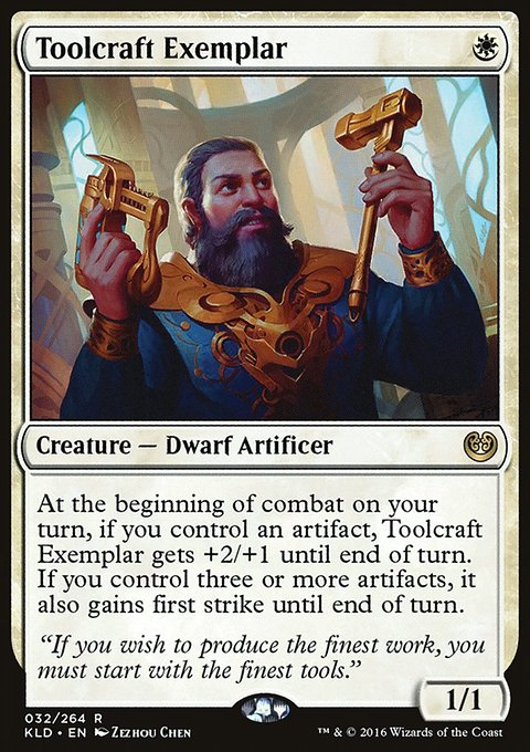 Toolcraft Exemplar, Kaladesh #32, Magic: The Gathering card