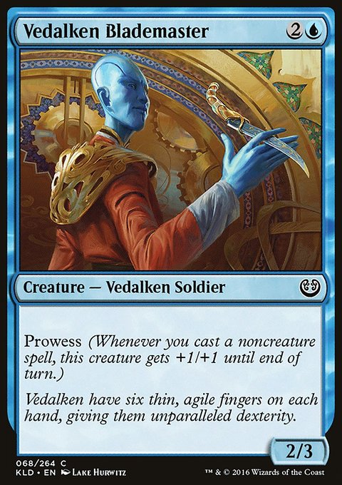 Vedalken Blademaster, Kaladesh #68, Magic: The Gathering card